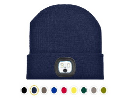 1458 GEBREIDE MUTS MET LEDLAMP